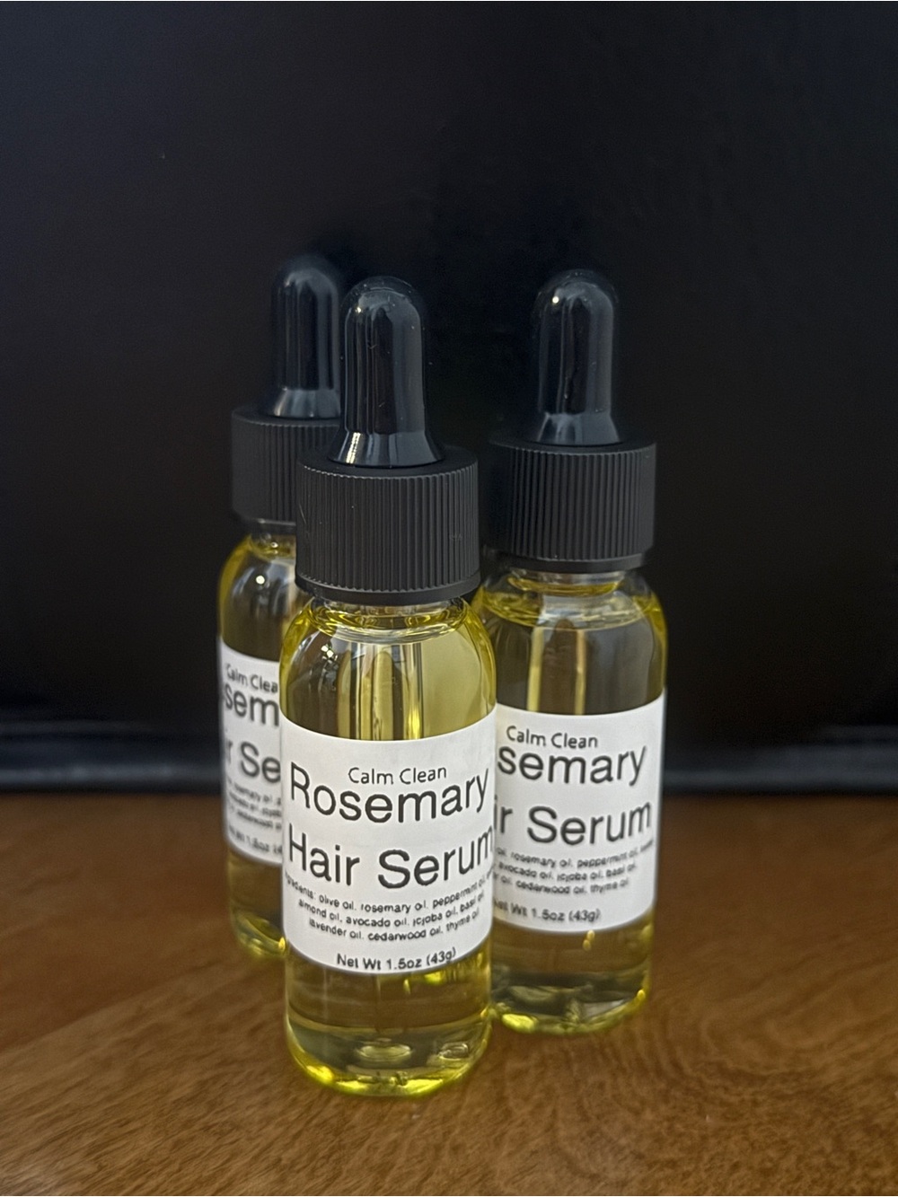 Rosemary Hair Strengthening Oil Hand Crafted (1)